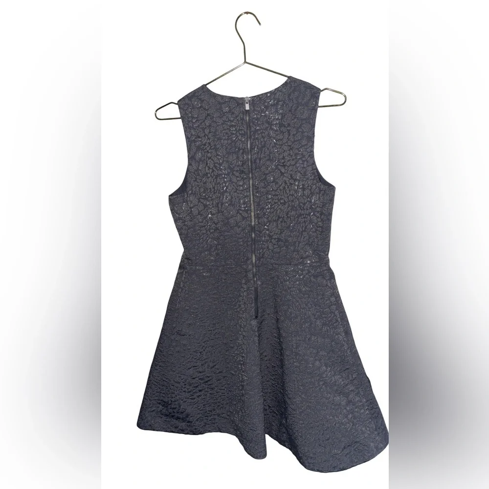 Banana Republic Sleeveless Shimmery A-Line Dress Slate Gray Size‎ 6 P2P 16" - Picture 3 of 5